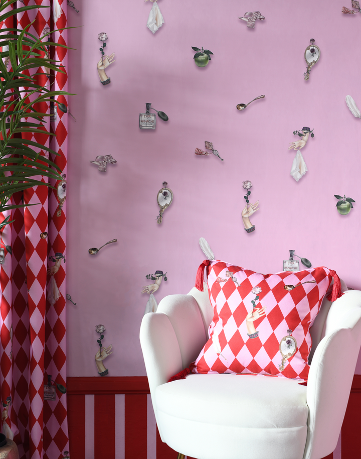 Belle Epoque Pink Wallpaper