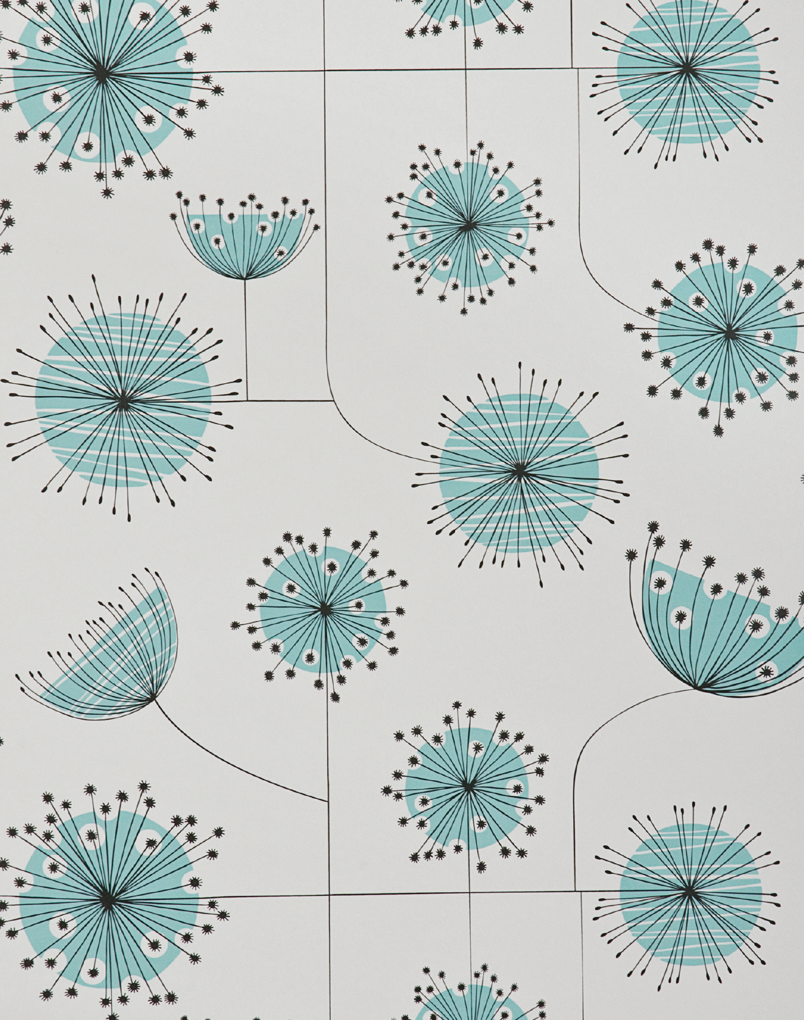 Dandelion Mobile, Porcelain with Powder Blue – The Pattern Collective