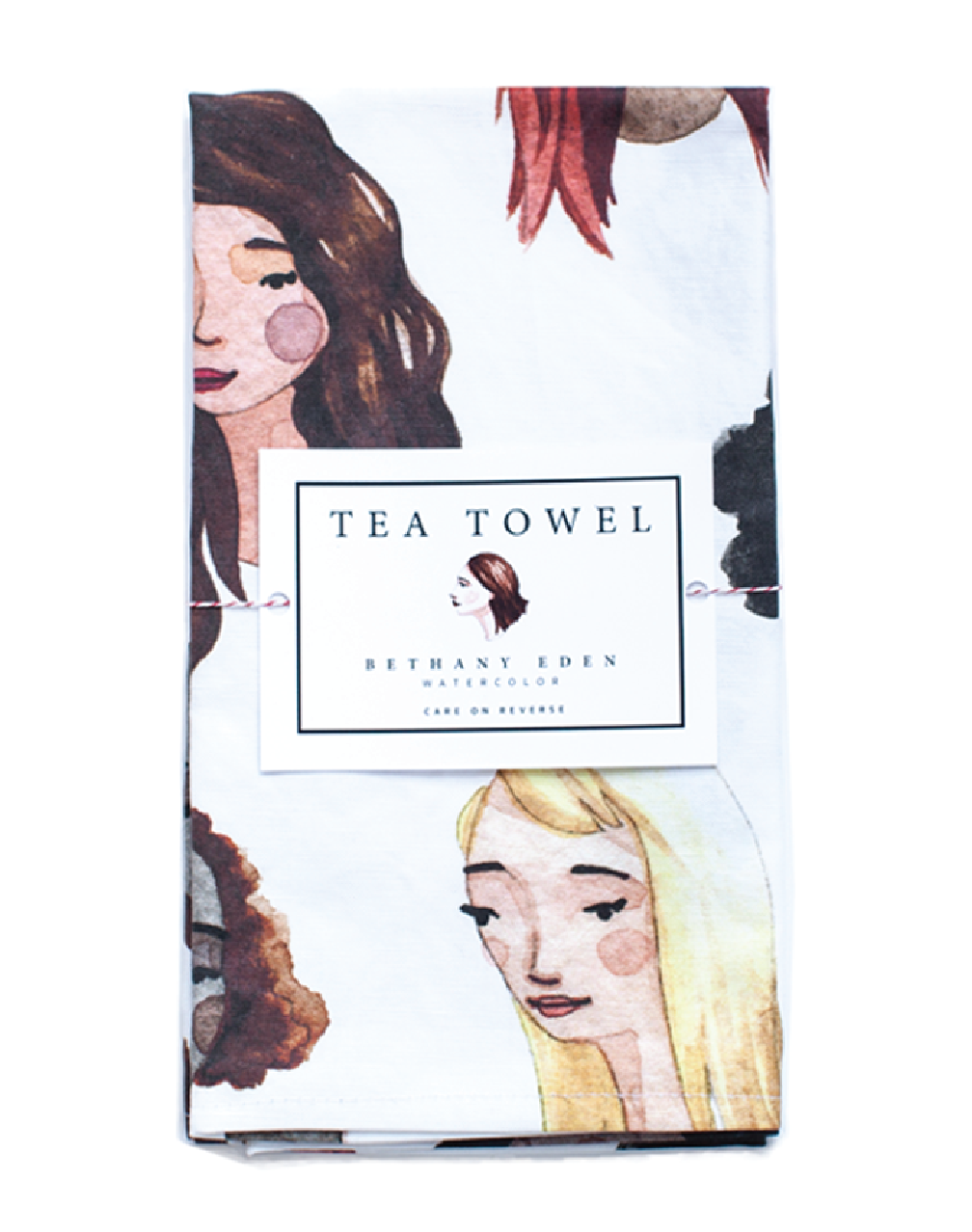Bethany Eden Faces Tea Towel