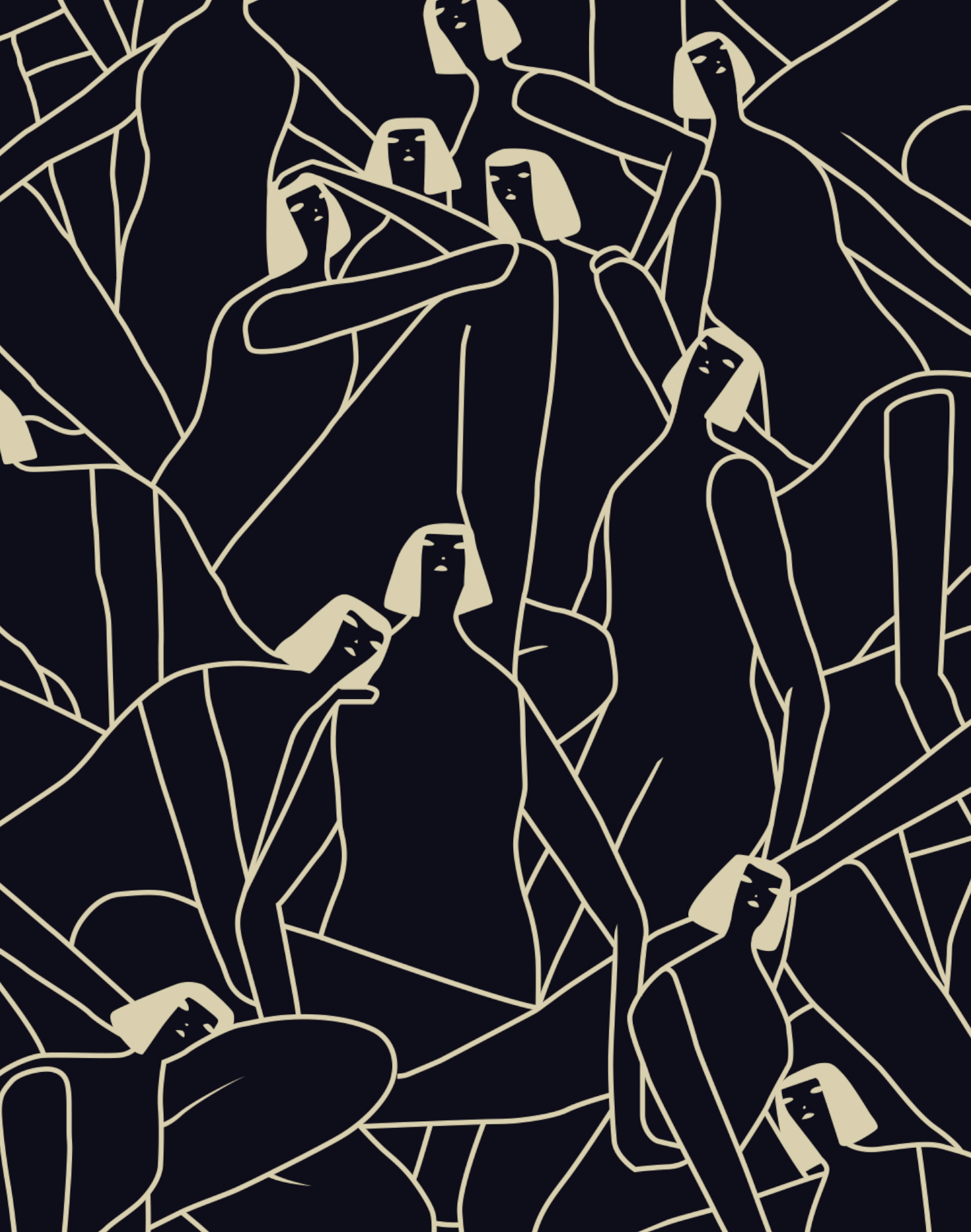 Risque Fabric, Wallpaper and Home Decor | Spoonflower