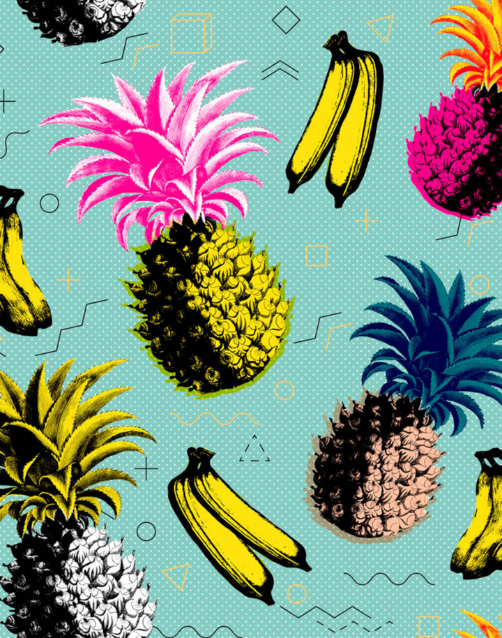 Flying Objects, Blue – The Pattern Collective