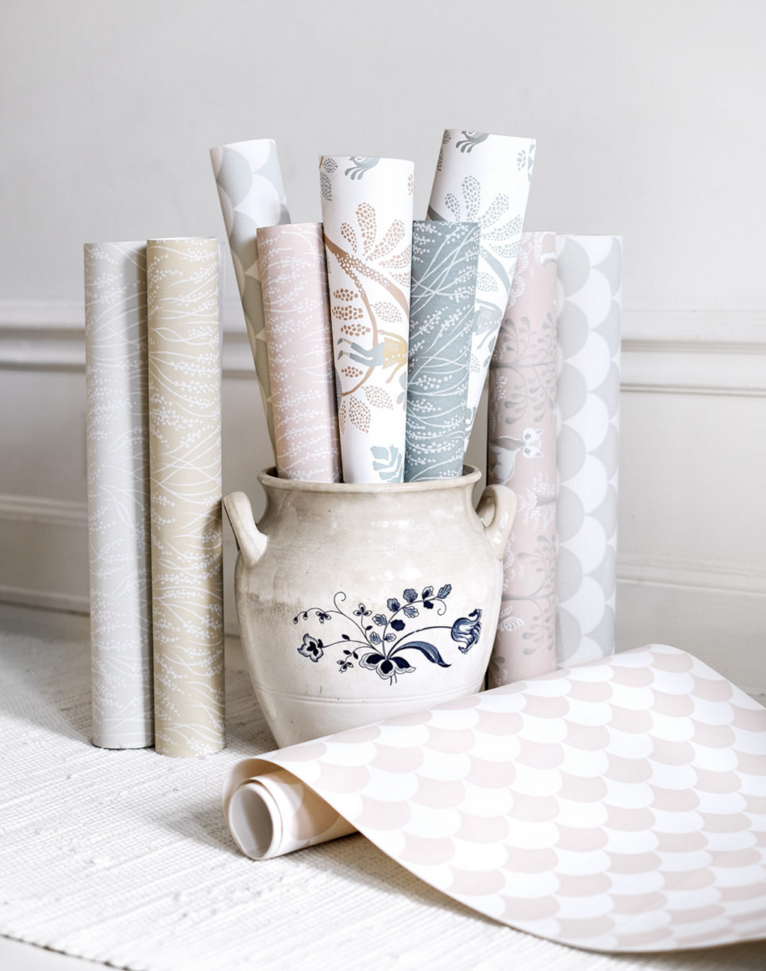 Fruit Garden, White Pastel – The Pattern Collective