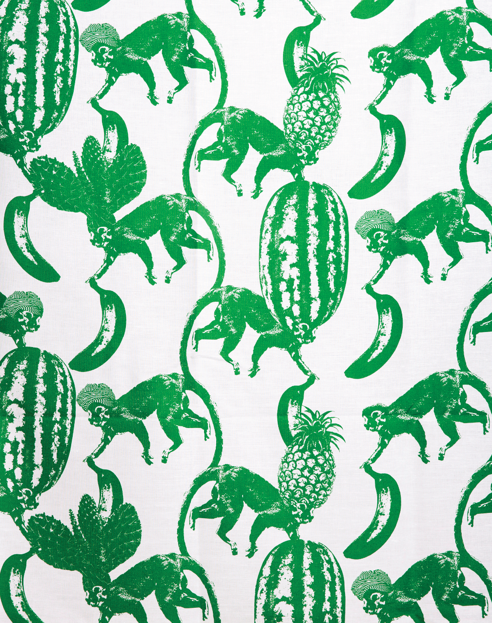 Funky Monkey Fabric, Green
