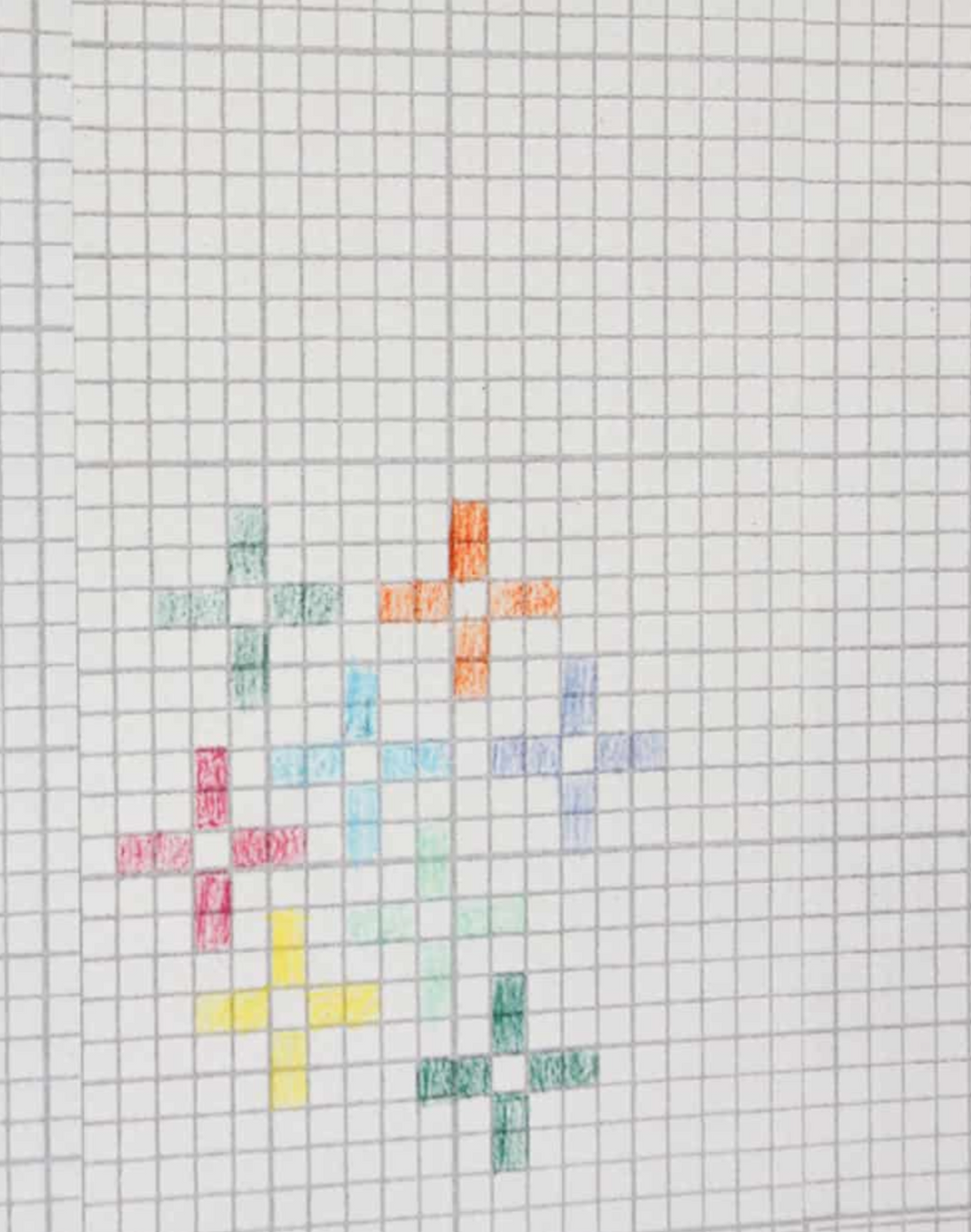 cool patterns on graph paper