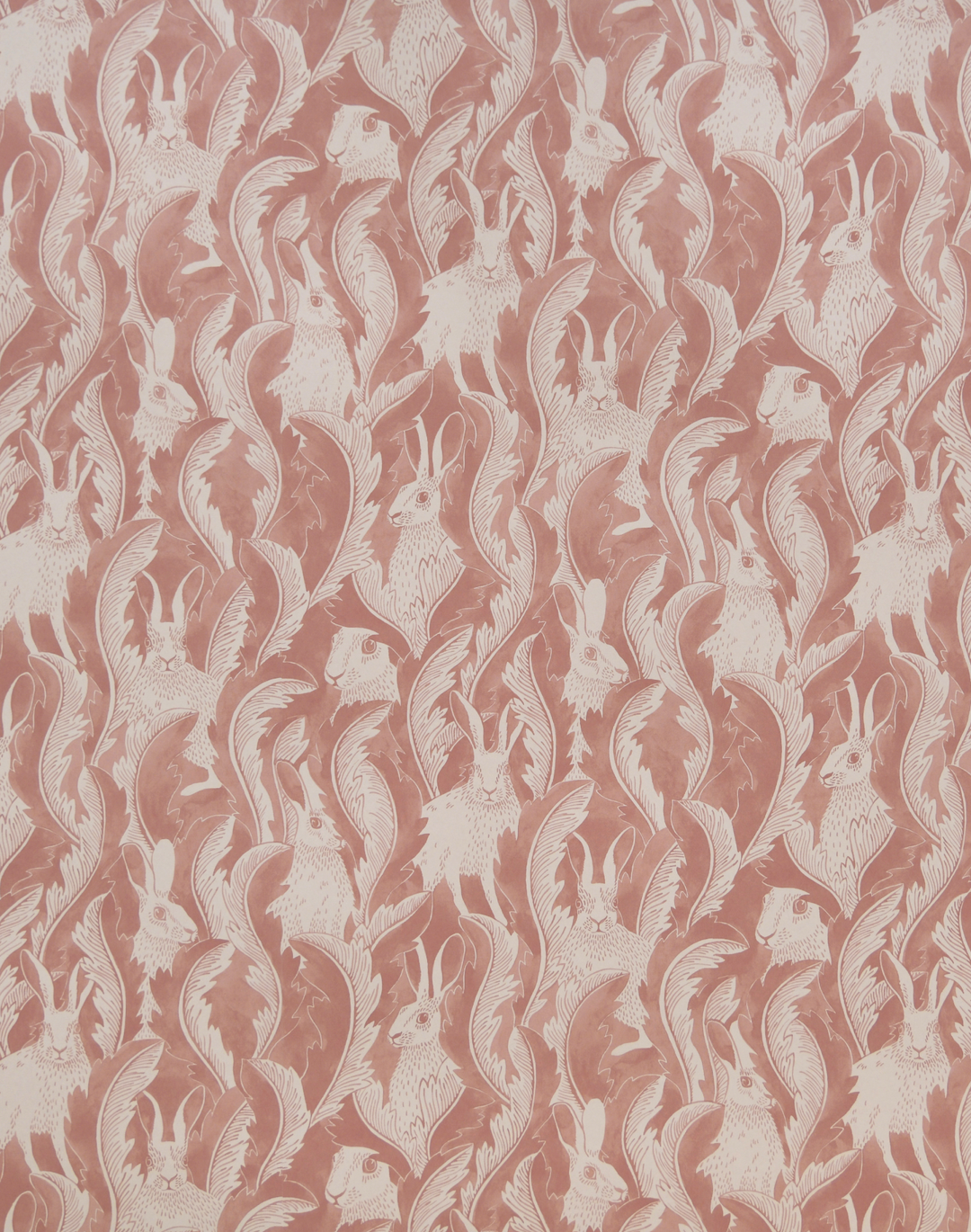 Hares in Hiding, Dusty Pink