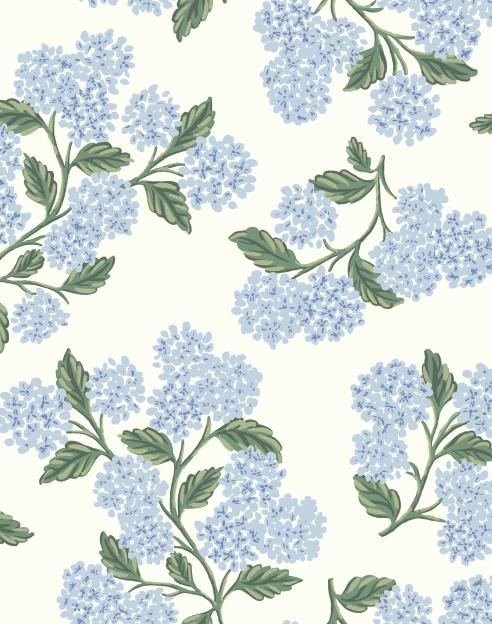 Hydrangea, Blue & White RI5143 – The Pattern Collective