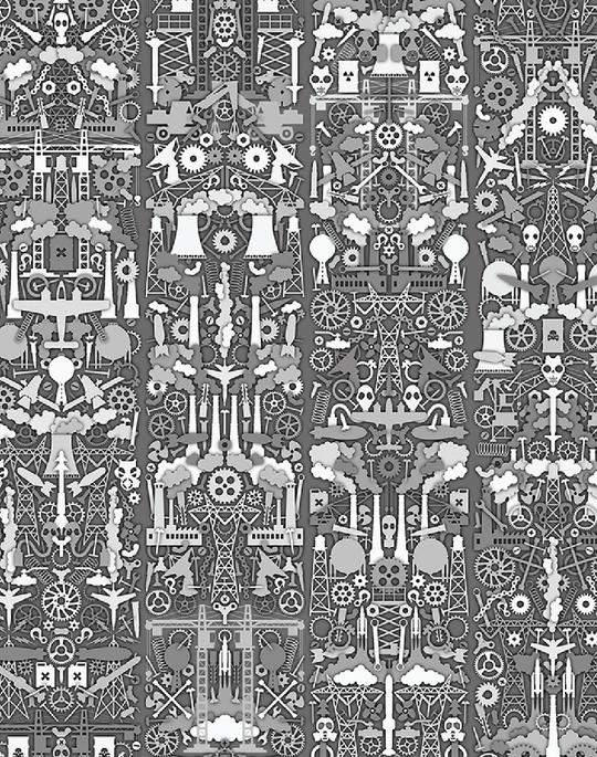 JOB-01 Industry Archives Wallpaper by Studio Job – The Pattern Collective
