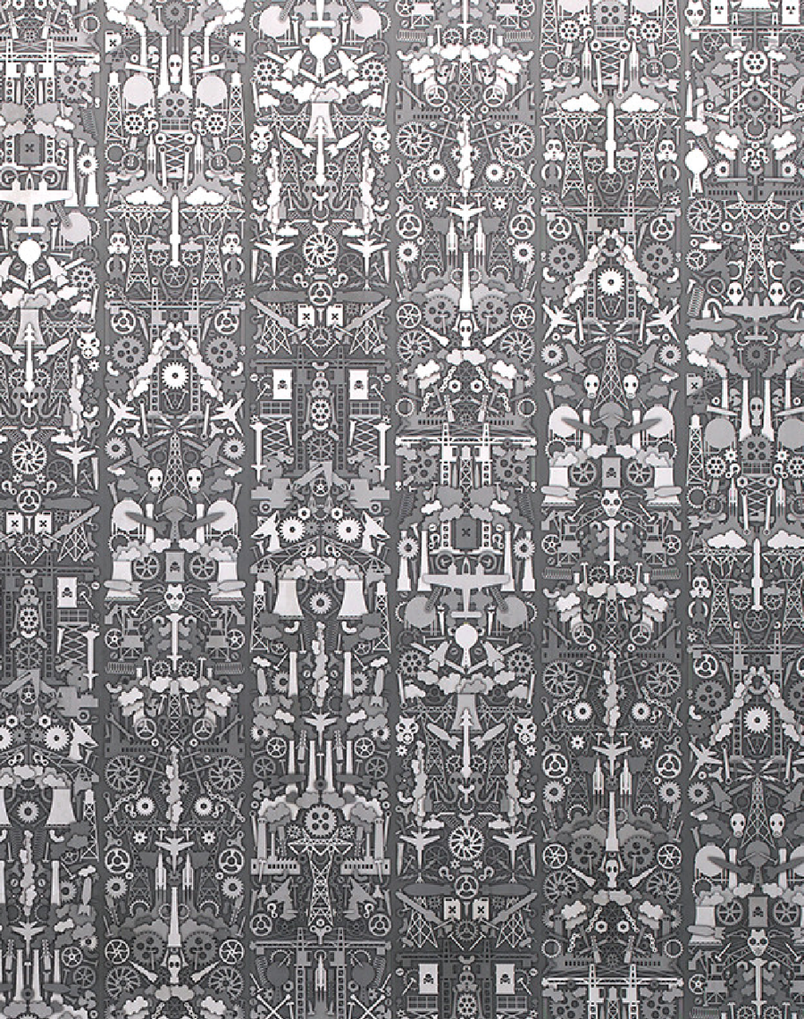 JOB-01 Industry Archives Wallpaper by Studio Job – The Pattern Collective