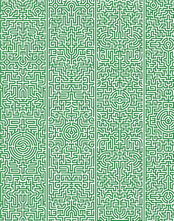 JOB-02 Industry Labyrinth Wallpaper by Studio Job – The Pattern Collective