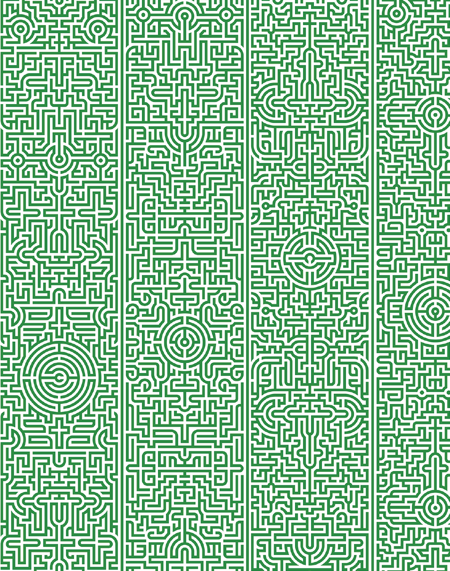 JOB-02 Industry Labyrinth Wallpaper by Studio Job – The Pattern Collective