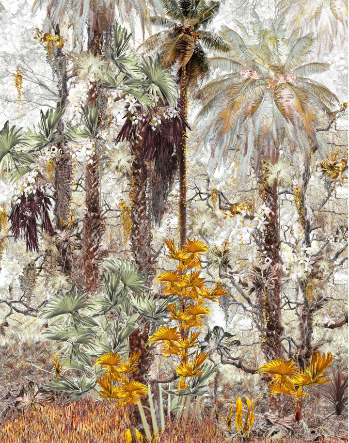 Jungle Mural, Gold