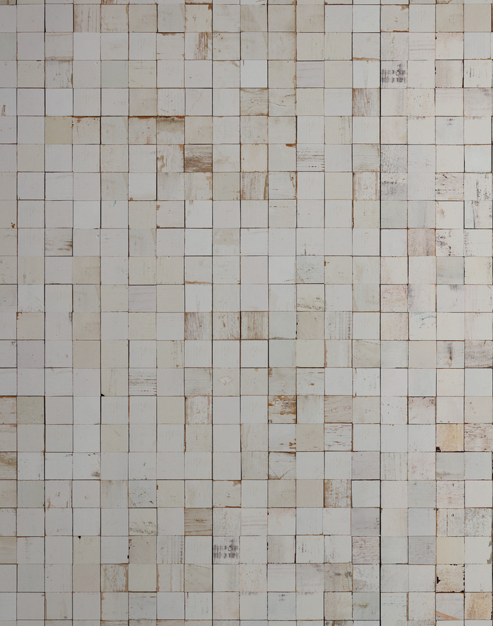 PHE-21 Mosaic Squares White Wallpaper by PIet Hein Eek