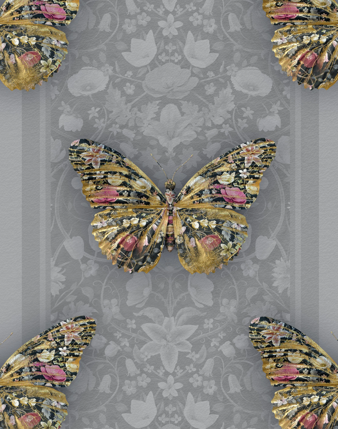 Papilio Botanicus in Grey