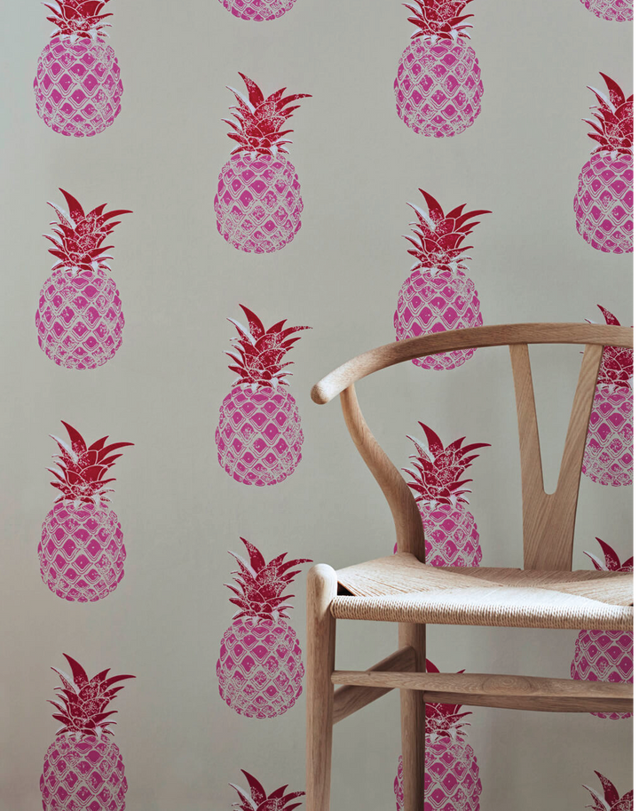 Pineapple, Red/Pink