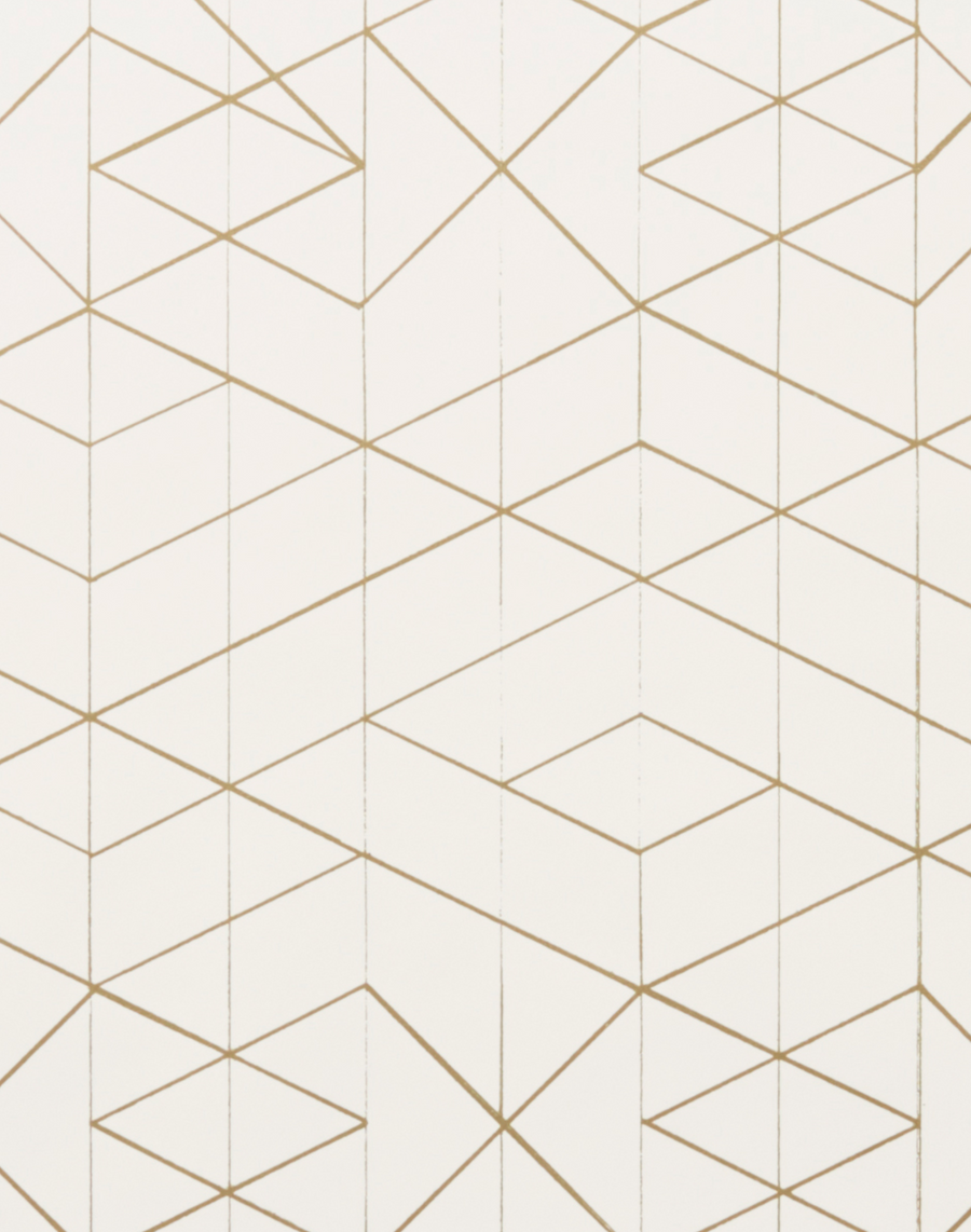 Range, Gold On Off White – The Pattern Collective