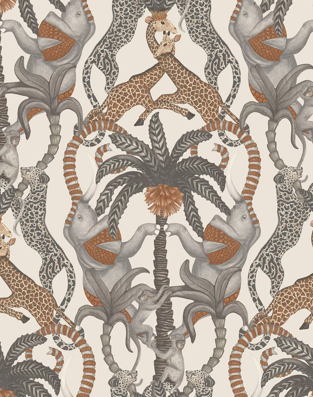 Safari Totem, Ginger & Taupe on Parchment 119-2010