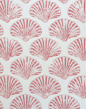 Scallop Shell, Red – The Pattern Collective