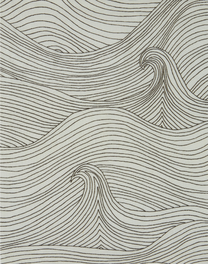 Seascape Linen Fabric, Winter