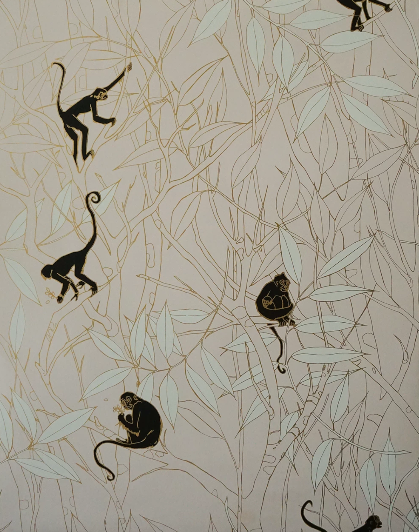 Spider Monkey, Monkeys at Sunset – The Pattern Collective