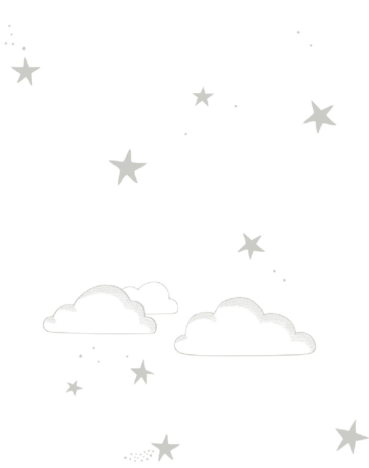 Starry Sky, Silver/White