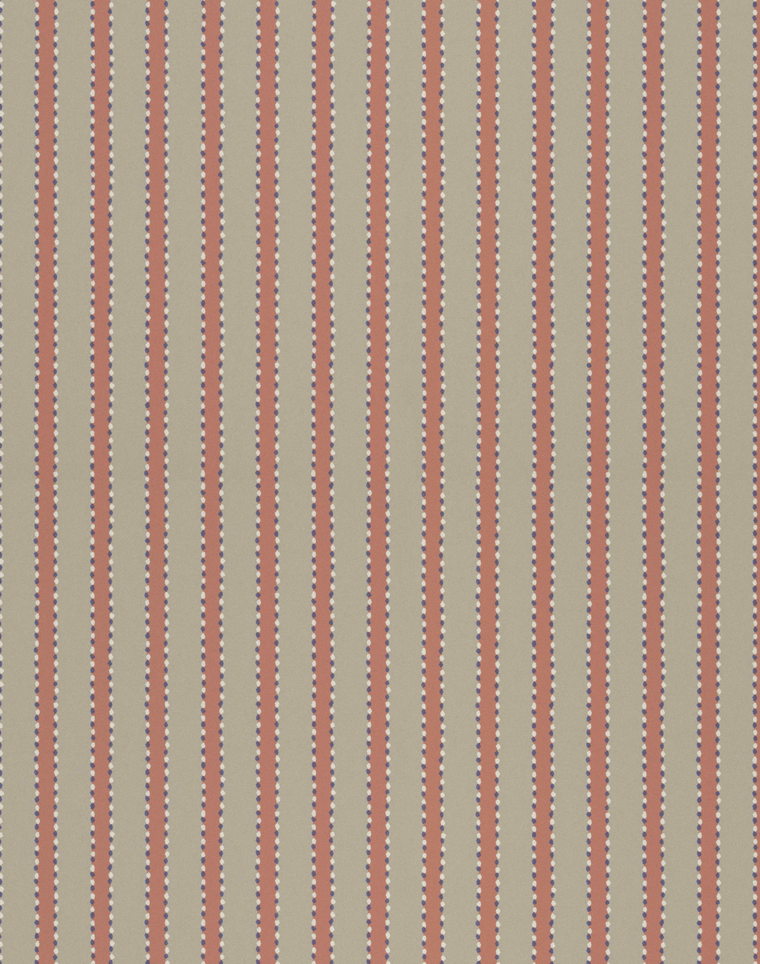 Stitched Stripe, Coral