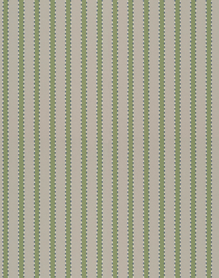 Stitched Stripe, Leaf Green