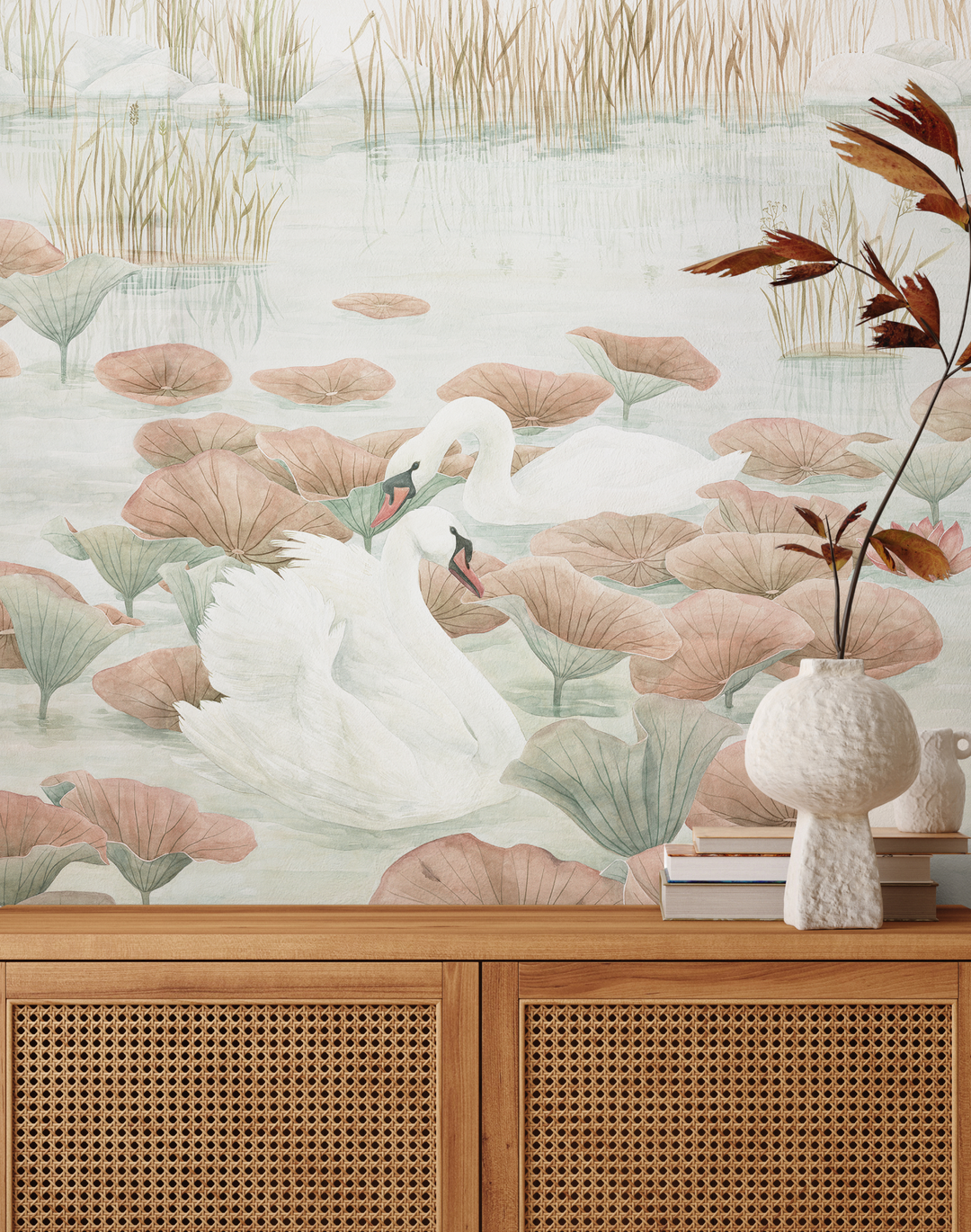 Swan Lake Mural, Terracotta