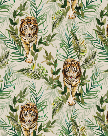Tiger Tiger, Cream – The Pattern Collective