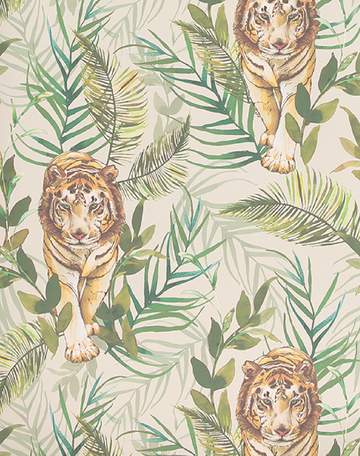 Tiger Tiger, Cream – The Pattern Collective