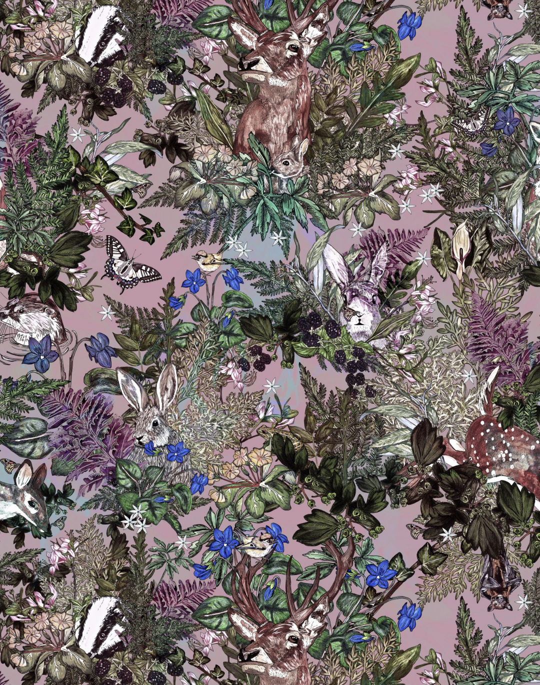 Wild Pink Pattern Wildwood, Pink – The Pattern Collective