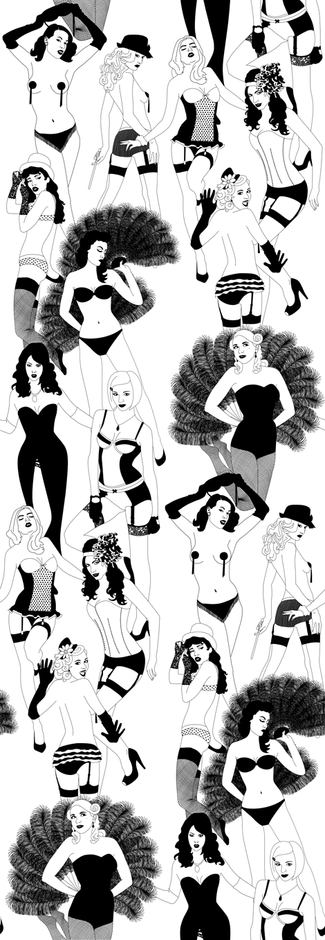 Burlesque Wallpaper